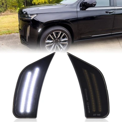 For 2021-2024 Cadillac Escalade Chevy Suburban GMC Yukon LED Side Marker Lights - Image 1 of 4