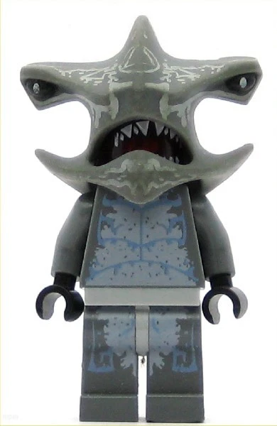 LEGO Atlantis Minifigure Hammerhead Warrior (Genuine) - Image 1 of 1