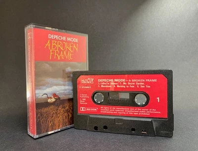 Depeche Mode A BROKEN FRAME Vintage Cassette CSTUMM9**UK 1ST ISSUE 1982** SCARCE - Image 1 of 4
