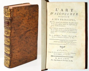 L'ART D'ACCOUCHER RÉDUIT À SES PRINCIPES, J. Astruc E.O. 1766 Obstétrique - Picture 1 of 5