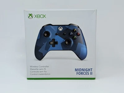 Microsoft Xbox One Controller Midnight Forces II (2) - CIB Complete - Image 1 of 4
