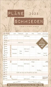 Premium Familienplaner Pläne schmieden 2025 Korsch Verlag Kalender Spiralbindung - Bild 1 von 15