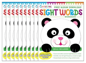NEW Early Learning Workbooks Sight Words (Pack of 10) Elementary School Teaching - Picture 1 of 3