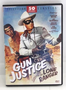 Gun Justice Featuring The Lone Ranger DVD - 50 Episodes - Classic TV Western - Imagen 1 de 2