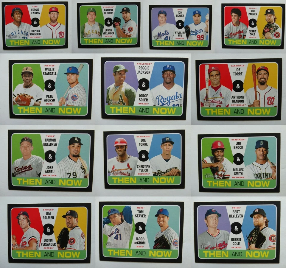 2020 Topps Heritage Then and Now Baseball Card Complete Your Set You U Pick List - Image 1 of 1