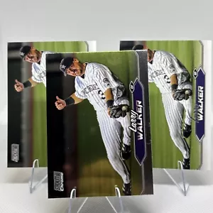 2024 Topps Stadium Club - Black Foil #180 Larry Walker - Plus 2 Base Cards Lot - Picture 1 of 7