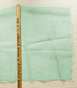Transparenter mintgrüner Stoff Chiffon 2 Yards x 47-48 Zoll drapiertes Material glatt weich - Bild 1 von 5