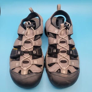 Keen Mens Newport Sandals Gray Black Closed Toe Outdoor Hiking Waterproof Size 7 - Picture 1 of 24