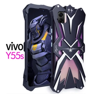 Powerful Shockproof Metal Armor For vivo Y55S 2023 Case Cover Aluminum Bumper - Picture 1 of 10