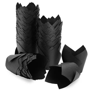 120 Pieces Tulip Cupcake Muffin Liners Greaseproof Paper Baking Cups Wrappers - Picture 1 of 6
