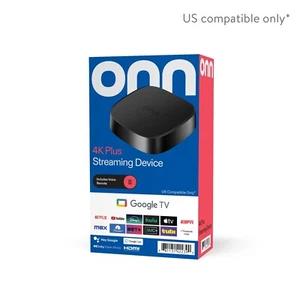 onn Google TV 4K Plus Streaming Device (New 2025) 4K UHD, Dolby Vision - Picture 1 of 12