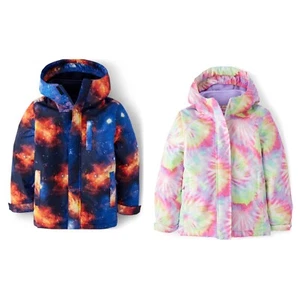 The Children’s Place Three in One Jacket Hoodie Front Zip Pockets Sz.14,14,16 - Picture 1 of 14