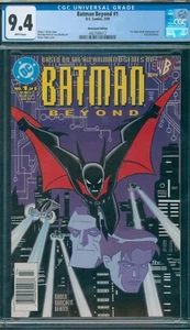 Batman Beyond #1 🌟 NEWSSTAND EDITION UPC VARIANT 🌟 CGC 9.4 Terry McGinnis 1999 - Picture 1 of 3