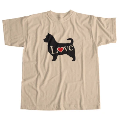 Camiseta unisex I Love Australian Terrier Aussie Norfolk perro mascota amante cachorro Foto 1 de 3