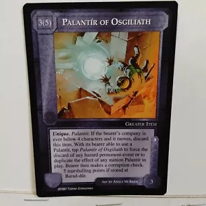 MECCG "OJO SIN PÁRPADOS"--- PALANTIR DE OSGILIATH --- CASI NUEVO/COMO NUEVO - Imagen 1 de 1