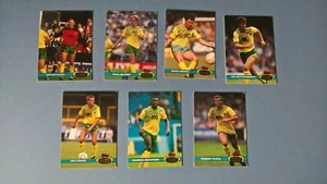 NORWICH CITY TOPPS STADIUM CLUB 1992 FOOTBALL CARDS x 7 - Picture 1 of 2