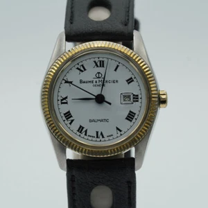 Baume & Mercier Baumatic Automatic Ladies Watch 32Mm Vintage Beautiful White - Picture 1 of 9