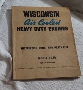 Wisconsin Instruction & Parts List - Model VR4D Issue MM-284 (1957) - Picture 1 of 8