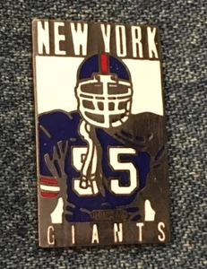 New York Giants Lapel Pin ~ NFL Sponsor ~ 1990 ~ Charles Schwab ~ Football - Bild 1 von 2