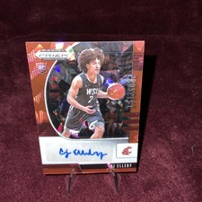 2020 Prizm Draft Picks Prospect Red Cracked Ice CJ Elleby PA-CJ Auto