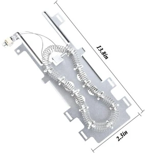 Replacement Dryer Heating Element for Whirlpool WED8410SW1 WED8300SW0 WED9200SQ1 - Picture 1 of 4