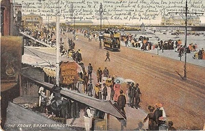 CPA ANGLETERRE THE FRONT GREAT YARMOUTH - Picture 1 of 1