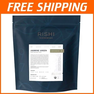 Caffeinated Jasmine Green Tea Loose Leaf - Organic 16 Oz with Enchanting Aroma - Picture 1 of 10