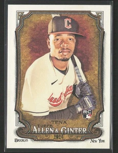 José Tena 2024 Topps Allen & Ginter #34 Rookie Cleveland Guardians - Picture 1 of 2