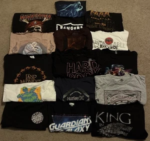 Vintage Y2K 90s Hurley Marvel Element Of 16 Wholesale Reseller Bundle Tee Shirt - Picture 1 of 9