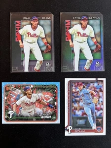Alec Bohm 4 Card MLB Baseball Trading Card Lot Rookie RC Philadelphia Phillies - Picture 1 of 6