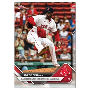 MLB Topps Now #377 2025 Aroldis Chapman Medias Rojas de Boston - EN MANO - Imagen 1 de 1