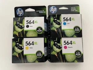 HP 564XL Black, Magenta, Cyan & Yellow - High Yield Printer Ink - Genuine- Read* - Bild 1 von 3