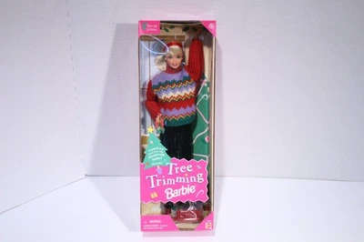NIB Barbie Special Edition Tree Trimming Barbie Doll 22967 Mattel 1998  Vintage - Image 1 of 4