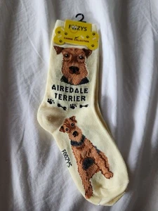 Foozys Canine Collection Airedale Terrier Size 9-11 NWT - Cream - Picture 1 of 3