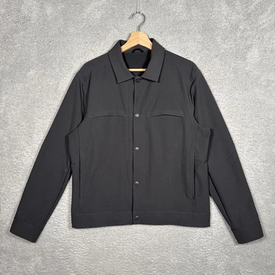 Men's M Lululemon M3CBYS City Excursion Jean Jacket Gray Stretch Water-Repellent - Image 1 of 4