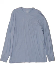 L.L.BEAN Mens Traditional Fit Top Long Sleeve XL Blue Cotton CC09 - Picture 1 of 3