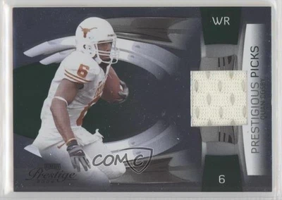 2009 Playoff Prestige Prestigious Picks Green Materials Quan Cosby Rookie RC - Image 1 of 2