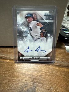 2023 Bowman Sterling JACE JUNG On Card Autograph Tigers Prospect Auto