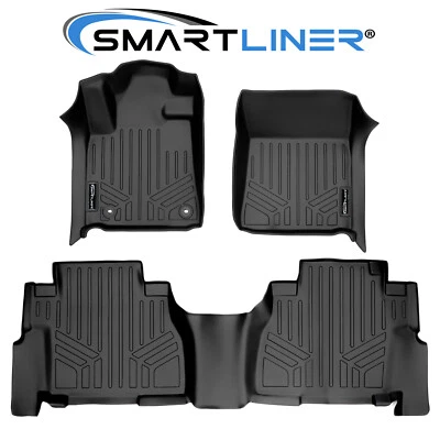 SMARTLINER Custom Fit Floor Mats 2 Row Liner Set OEM 2012-2022 Toyota Sequoia Foto 1 de 4