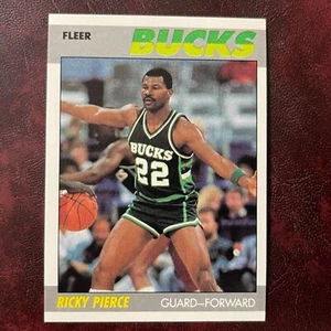 1987-88 Fleer Set RICKY PIERCE #87 MILWAUKEE BUCKS ** MINT ** HIGH GRADE ** - Picture 1 of 1