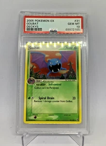 POKEMON 2005 "GOLBAT" 31/107 EX Deoxys PSA 10 - Picture 1 of 2