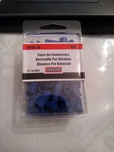 P298-29 Carrier UL Twist-On Connectors use 22-14 AWG blau Kunststoffbox/100 neu - Bild 1 von 2