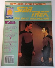 COMIC - Star Trek The Next Generation Marvel UK Comic Issue #10 March 1991 VG