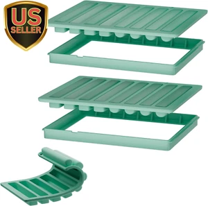 Water Bottle Ice Cube Trays for Freezer - Silicone Ice Stick Mold with Support F - Picture 1 of 7