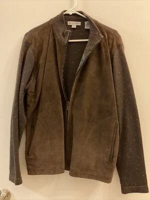 Wilke Rodriguez Hombre Cremallera Chaqueta Gamuza Tejido Suéter (Pequeño) Foto 1 de 4