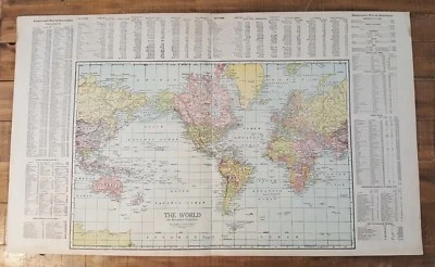 Antique MAP OF THE WORLD - Atlas Of GRAND FORKS CO. N. DAKOTA - Ogle & Co. 1927 - Image 1 of 4