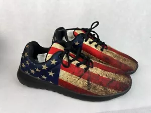 Scarpe RADD bandiera americana USA rosse, bianche e blu taglia 10,5 ma si adattano come una 9,5 - Foto 1 di 7