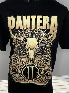 PANTERA NTS Black T Shirt Heavy Metal High Quality Printing Size XXL - EUC - Picture 1 of 6