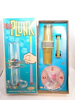 "Ker Plunk" Vintage Game by Ideal Toys with Original Box 1967  - Image 1 of 4