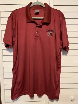 VTG South Carolina Gamecocks Shirt Mens XL Golf Polo USC Embroidered Garnet - Image 1 of 4